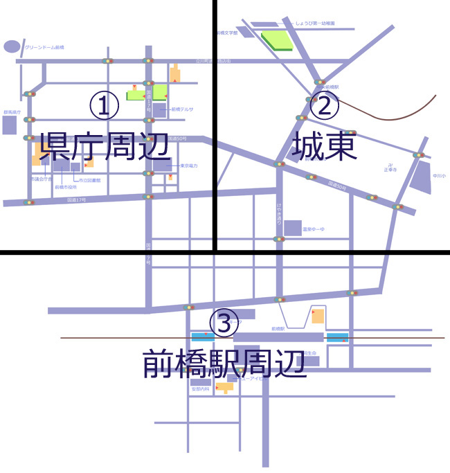 中心市街地地図