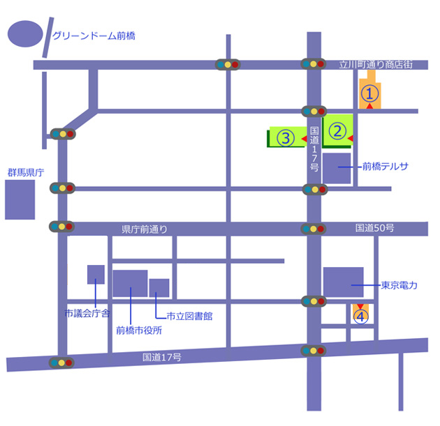 中心市街地地図