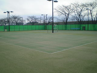 テニスコート(人工芝６面)　